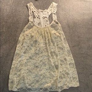 Lace Tank Top - Racerback